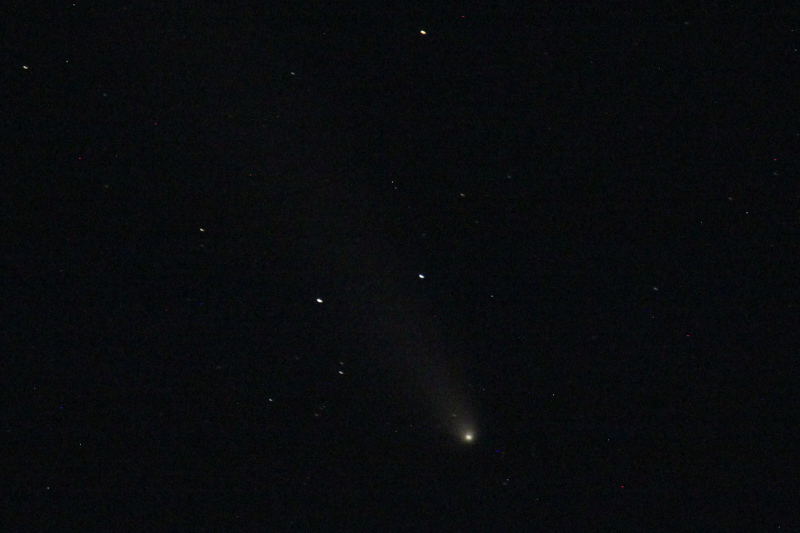 JPG single image of comet from camera