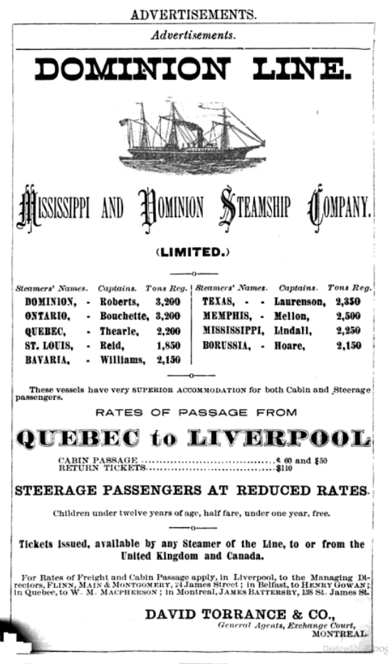 PNG 1876 dominion line
                      ad