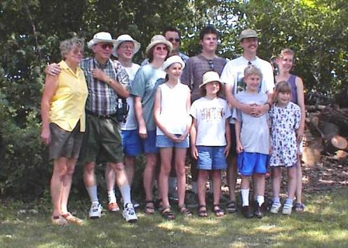JPG pic of my family
                    at August 2000 Reunion